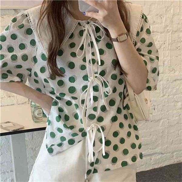 women's two piece pants slim gentle polka dots chic shirts 2021 elegance ol summer sweet retro blouses femme all match 4c87, White
women's two piece pants slim gentle polka dots chic shirts 2021 elegance ol summer sweet retro blouses femme all match 4c87, White