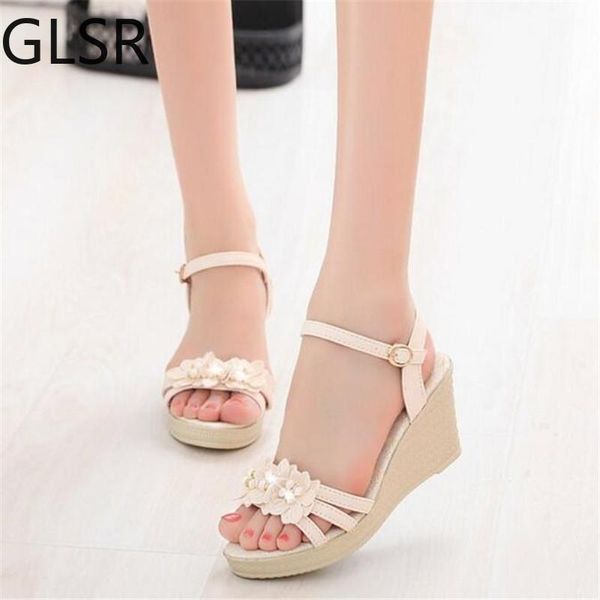 summer wedge with fashion ladies sandals increased high-heeled flat casual student, Black
summer wedge with fashion ladies sandals increased high-heeled flat casual student, Black
