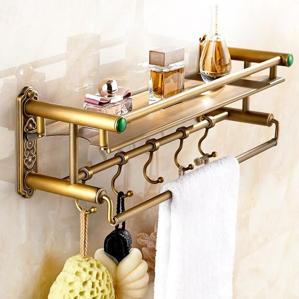 bathroom shelves shelf antique brass carved bolt inserting type wall mounted corner storage organizer rack with towel bar and hook
bathroom shelves shelf antique brass carved bolt inserting type wall mounted corner storage organizer rack with towel bar and hook