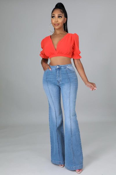 women's jeans donsignet women elastic flared pants autumn fashion plus size casual denim super stretchy, Blue
women's jeans donsignet women elastic flared pants autumn fashion plus size casual denim super stretchy, Blue
