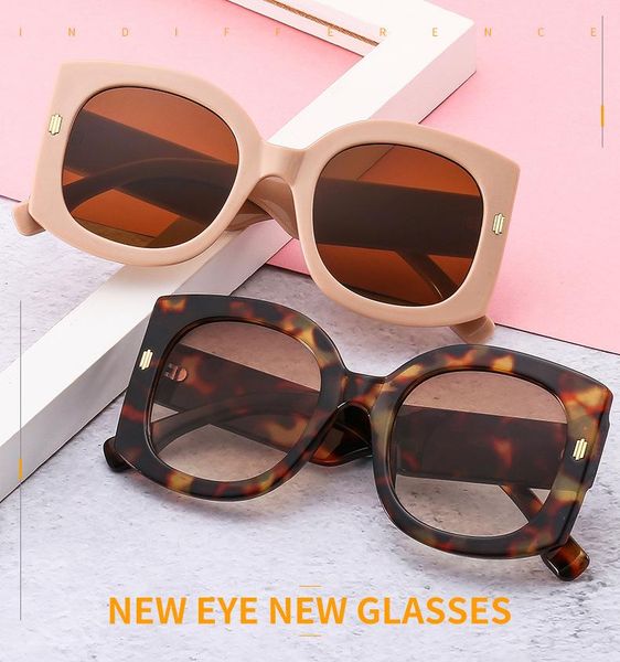 sunglasses oversized square women vintage gradient leopard eyewear fashion green shades female uv400, White;black
sunglasses oversized square women vintage gradient leopard eyewear fashion green shades female uv400, White;black