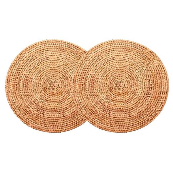 mats & pads 2 pack handwoven rattan placemats,round wicker table mats, natural woven placemats for dinner table,heat resistant
mats & pads 2 pack handwoven rattan placemats,round wicker table mats, natural woven placemats for dinner table,heat resistant