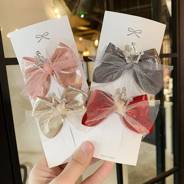 hair accessories korean children's crown hairpin bow duckbill clip cute headdress mesh side banger, Slivery;white
hair accessories korean children's crown hairpin bow duckbill clip cute headdress mesh side banger, Slivery;white