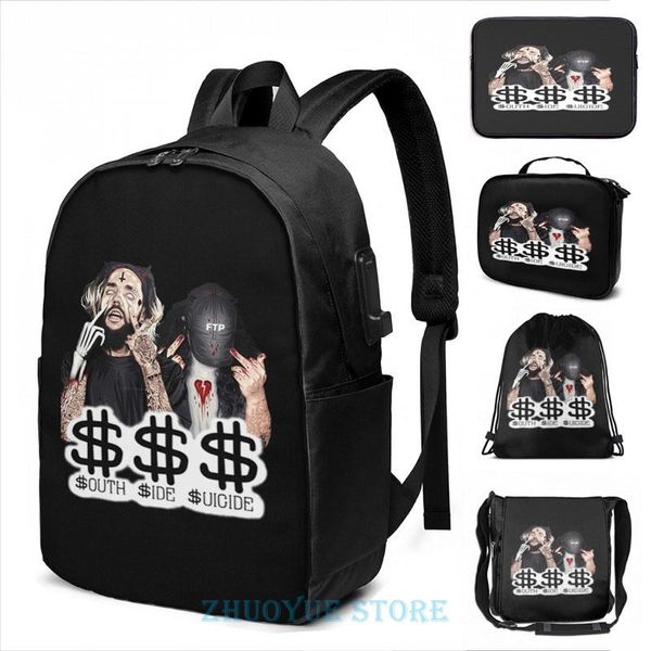 backpack funny graphic print south side suicide usb charge men school bags women bag travel laptop
backpack funny graphic print south side suicide usb charge men school bags women bag travel laptop