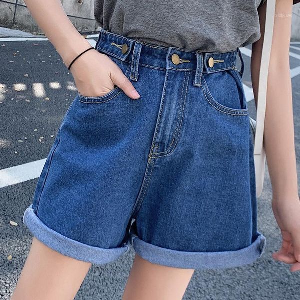 women's shorts denim women 2021 elegant female high waist wide leg cotton summer fahion korean style casual loose ladies clothes, White;black
women's shorts denim women 2021 elegant female high waist wide leg cotton summer fahion korean style casual loose ladies clothes, White;black