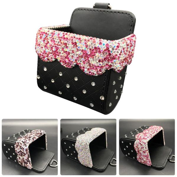 car organizer storage box crystal diamond auto outlet air vent glove hanging mobile phone bag pouch women
car organizer storage box crystal diamond auto outlet air vent glove hanging mobile phone bag pouch women