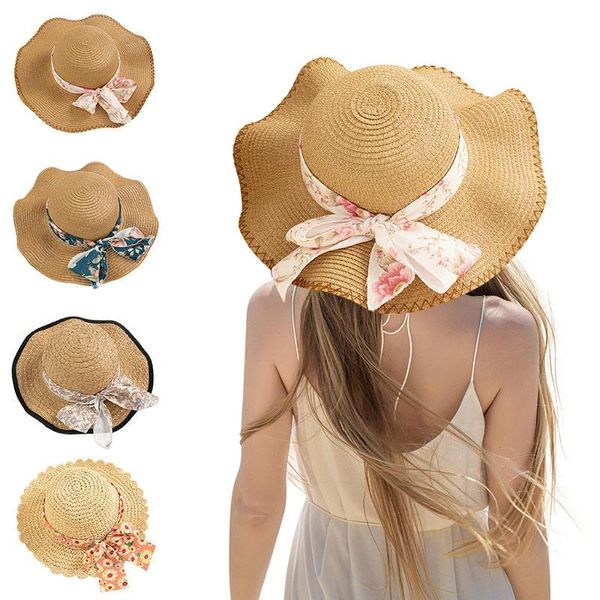 wide brim hats 2021 summer sunscreen straw hat for women fashion fresh outdoor caps female travel uv protection beach sun, Blue;gray
wide brim hats 2021 summer sunscreen straw hat for women fashion fresh outdoor caps female travel uv protection beach sun, Blue;gray