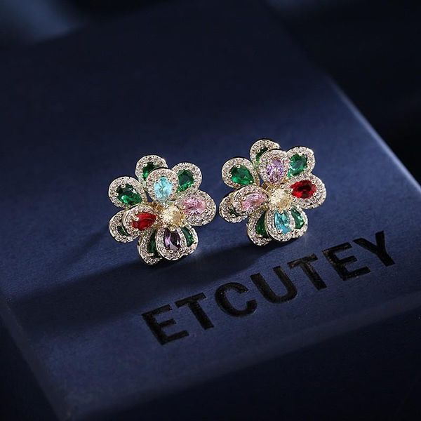 stud elegant flower earrings for women sparkly bridesmaid delicate wedding jewelry birthday gift her drop, Golden;silver
stud elegant flower earrings for women sparkly bridesmaid delicate wedding jewelry birthday gift her drop, Golden;silver