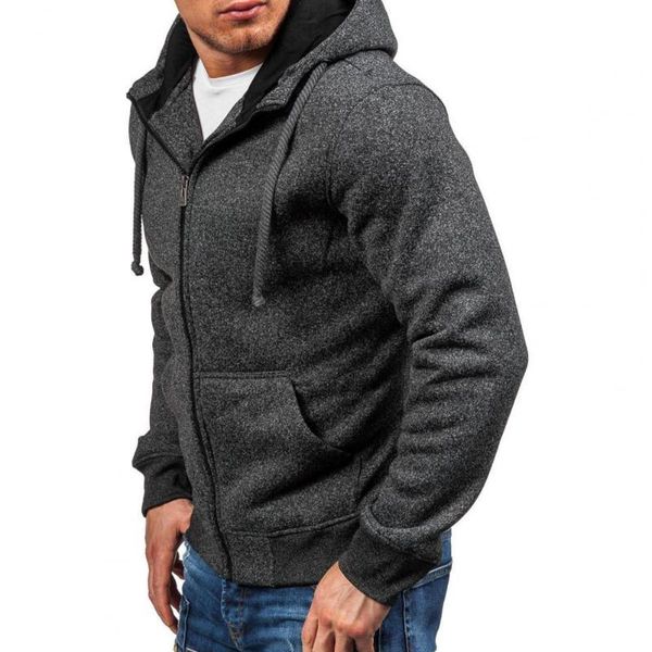 men's hoodies & sweatshirts men hoodie casual loose solid color jacquard 2021 autumn winter male clothes zipper ribbed cuff hooded swea, Black
men's hoodies & sweatshirts men hoodie casual loose solid color jacquard 2021 autumn winter male clothes zipper ribbed cuff hooded swea, Black