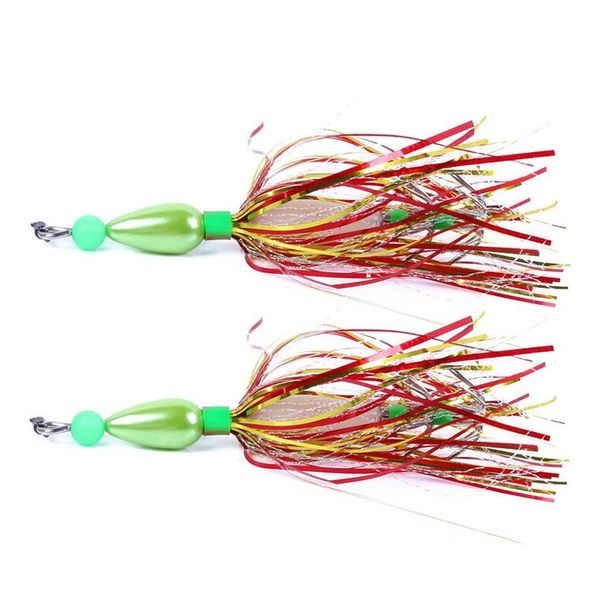 fishing hooks 2pcs/set lures rigs glow squid jig bait night-luminous lure with swivel snap
fishing hooks 2pcs/set lures rigs glow squid jig bait night-luminous lure with swivel snap