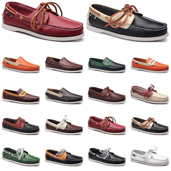 198 womens sneakers sailing shoe mens casual leather shoes black white red green orange brown outdoor trainers size 38-45
198 womens sneakers sailing shoe mens casual leather shoes black white red green orange brown outdoor trainers size 38-45