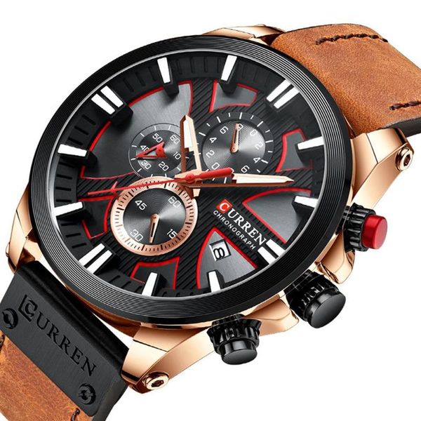 wristwatches 2021 watch creative student men's business casual quartz waterproof three-eye six-pin steel band fashion, Slivery;brown
wristwatches 2021 watch creative student men's business casual quartz waterproof three-eye six-pin steel band fashion, Slivery;brown