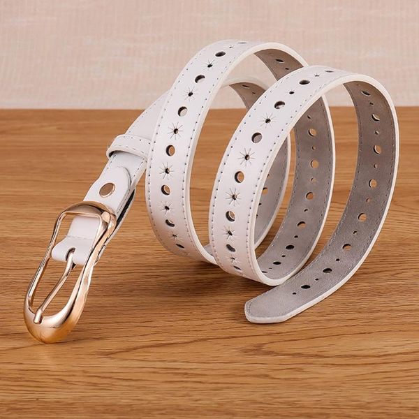 trend solid color metal buckle women's belt, simple and practical pants waist porous adjustable casual belt#p30 belts, Black;brown
trend solid color metal buckle women's belt, simple and practical pants waist porous adjustable casual belt#p30 belts, Black;brown