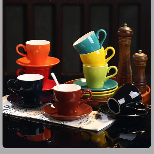 mugs 180ml ceramic coffee cup saucer spoon set latte mug british afternoon tea snack plate home cafe teacup coffeeware
mugs 180ml ceramic coffee cup saucer spoon set latte mug british afternoon tea snack plate home cafe teacup coffeeware