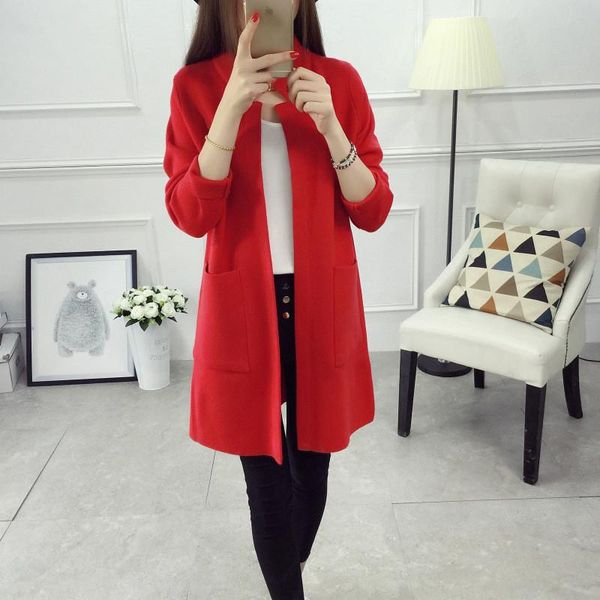 women's sweaters sweater autumn/winter 2021 long knitted cardigan style stand-up collar overcoat for stunning 5145, White;black
women's sweaters sweater autumn/winter 2021 long knitted cardigan style stand-up collar overcoat for stunning 5145, White;black
