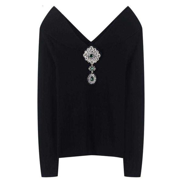 women's sweaters winter women pendant one-neck design chic black knit sweater jumper flash drilling beaded luxury pullover clothes mj0z, White;black
women's sweaters winter women pendant one-neck design chic black knit sweater jumper flash drilling beaded luxury pullover clothes mj0z, White;black