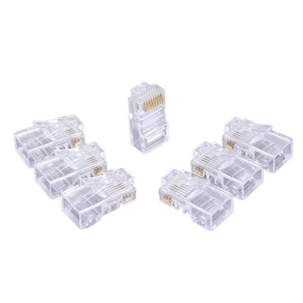 100pcs/box rj45 8p8c perforated type super six crystal head through hole unshielded pure copper gold-plated computer cables & connectors
100pcs/box rj45 8p8c perforated type super six crystal head through hole unshielded pure copper gold-plated computer cables & connectors