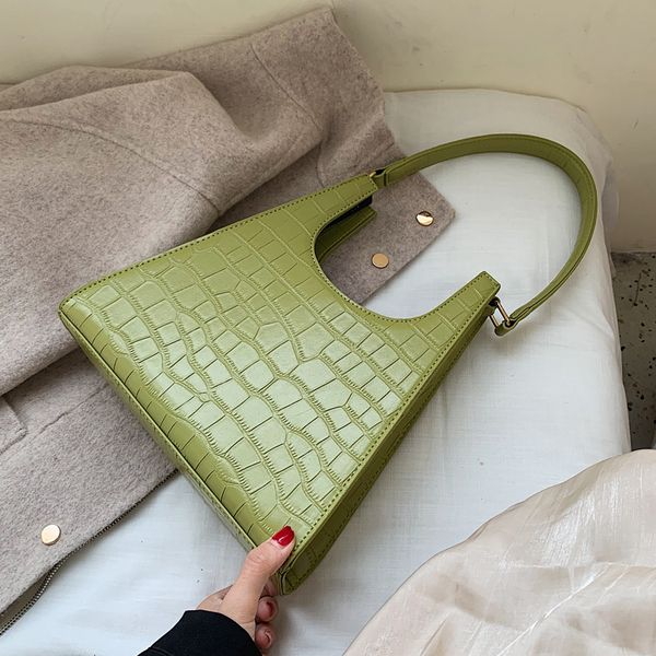 womens shoulder bags pu leather fashion simple solid color womens handbag crocodile pattern female totes women bag black l003
womens shoulder bags pu leather fashion simple solid color womens handbag crocodile pattern female totes women bag black l003