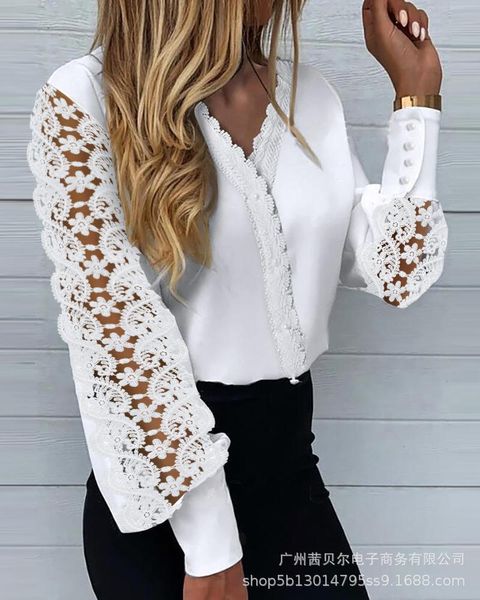 women's blouses & shirts wepbel bishop sleeves solid color long sleeve summer women cardigan v-nekc slim fits blouse streetwear, White
women's blouses & shirts wepbel bishop sleeves solid color long sleeve summer women cardigan v-nekc slim fits blouse streetwear, White