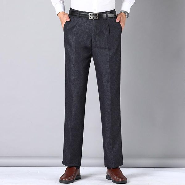 men's pants brand casual fashion classic relax fit long mens fashions business office wear trousers men clothing, Black
men's pants brand casual fashion classic relax fit long mens fashions business office wear trousers men clothing, Black