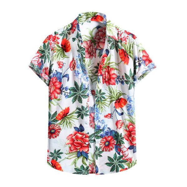 men's casual shirts 2021 men hawaii camicias single breasted button wild printed short-sleeved blouses #t2g, White;black
men's casual shirts 2021 men hawaii camicias single breasted button wild printed short-sleeved blouses #t2g, White;black