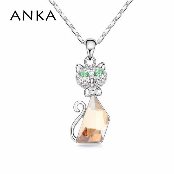pendant necklaces anka valentine's day for cat crystal necklace main stone crystals from austria #102094, Silver
pendant necklaces anka valentine's day for cat crystal necklace main stone crystals from austria #102094, Silver
