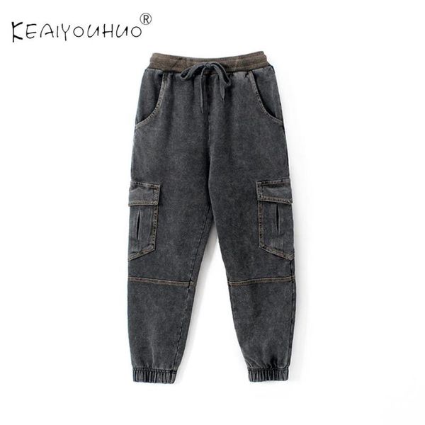 jeans fashion boys sport trousers multi-pocket solid color boy clothes elastic for children 5-12 age, Blue
jeans fashion boys sport trousers multi-pocket solid color boy clothes elastic for children 5-12 age, Blue