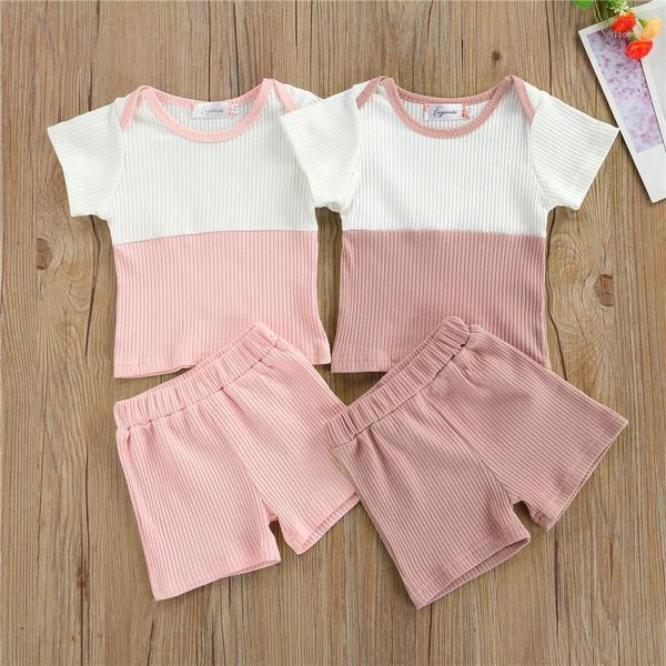 born baby girls fashion 2pcs casual outfits set summer toddler kids short sleeve patchwork +shorts tracksuits clothing sets, White
born baby girls fashion 2pcs casual outfits set summer toddler kids short sleeve patchwork +shorts tracksuits clothing sets, White