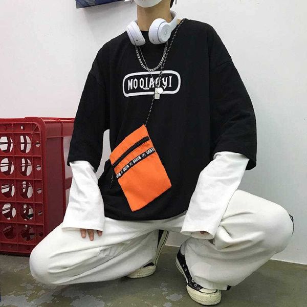 men's t-shirts coreano moda oversized manga comprida camiseta hip hop do streetwear meninas carta tee tshirt legal masculino zy40, White;black
men's t-shirts coreano moda oversized manga comprida camiseta hip hop do streetwear meninas carta tee tshirt legal masculino zy40, White;black