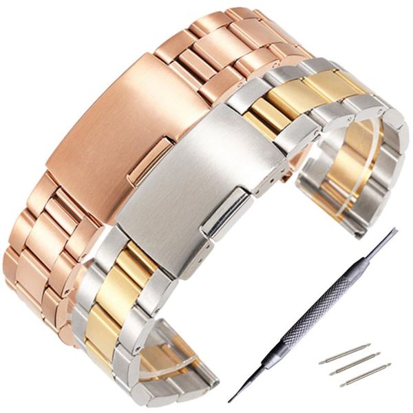 watch bands 18/20/22/24/26/28mm straight general stainless steel strap solid, Black;brown
watch bands 18/20/22/24/26/28mm straight general stainless steel strap solid, Black;brown