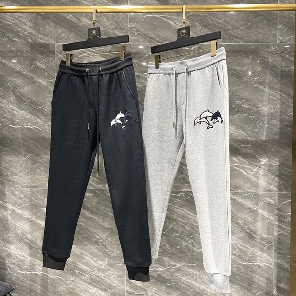 pants fashion tb thom brand sweatpants men dolphin embroidery cotton casual sports trousers thick winter mens jogger track pants, Black
pants fashion tb thom brand sweatpants men dolphin embroidery cotton casual sports trousers thick winter mens jogger track pants, Black