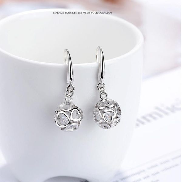 dangle & chandelier girls' lovely hollow heart drop earrings simple flower ball shiny zircon charming female earring piercing jewelry g, Silver
dangle & chandelier girls' lovely hollow heart drop earrings simple flower ball shiny zircon charming female earring piercing jewelry g, Silver