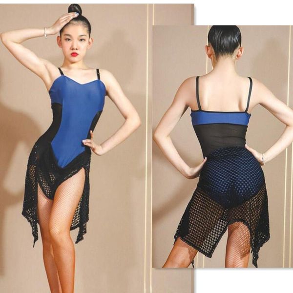 stage wear mesh black blue latin dress practice dance cha samba bachata 710, Black;red
stage wear mesh black blue latin dress practice dance cha samba bachata 710, Black;red