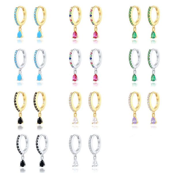 hoop & huggie earrings for women 925 sterling silver rainbow black crystal zircon water drop hanging prevent allergy m25, Golden;silver
hoop & huggie earrings for women 925 sterling silver rainbow black crystal zircon water drop hanging prevent allergy m25, Golden;silver