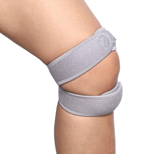 elbow & knee pads double strap fitness support patella belt elastic bandage tape sport protector band for brace football, Black;gray
elbow & knee pads double strap fitness support patella belt elastic bandage tape sport protector band for brace football, Black;gray
