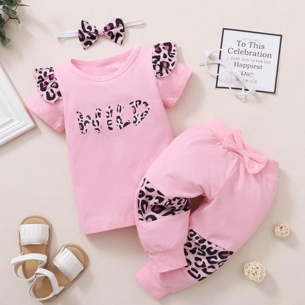 leopard letter print children sets toddler kids baby girls summer t shirt +leopard bow pants outfits set 1 2 3 4 5 clothing, White
leopard letter print children sets toddler kids baby girls summer t shirt +leopard bow pants outfits set 1 2 3 4 5 clothing, White
