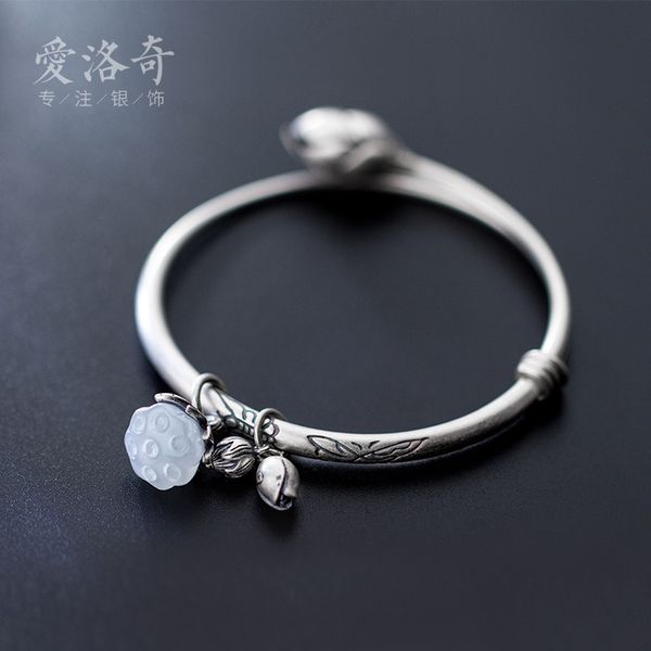 silver bracelet japanese and s925 korean fashion lotus ice crystal lotus seed bracelet sweet temperament jewelry s2829, Black
silver bracelet japanese and s925 korean fashion lotus ice crystal lotus seed bracelet sweet temperament jewelry s2829, Black