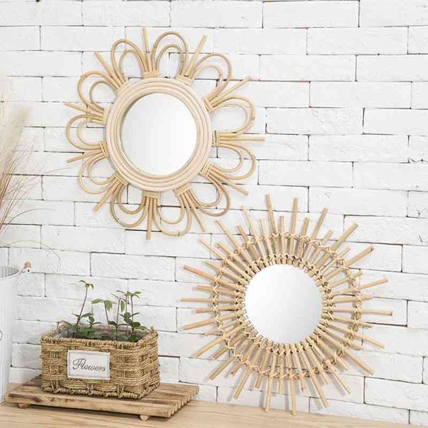 rattan innovative art homestay decoration makeup mirror dressing bathroom wall hanging mirrors
rattan innovative art homestay decoration makeup mirror dressing bathroom wall hanging mirrors