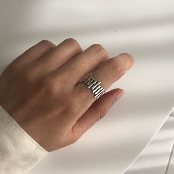 cluster rings geometric irregular ring men women korean style 2021 fashion open adjustable finger, Golden;silver 
cluster rings geometric irregular ring men women korean style 2021 fashion open adjustable finger, Golden;silver