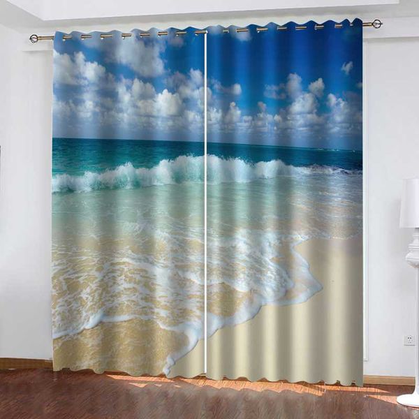 curtain & drapes blue beach curtains landscape scenery 3d blackout for living room bedding cotinas para sala
curtain & drapes blue beach curtains landscape scenery 3d blackout for living room bedding cotinas para sala