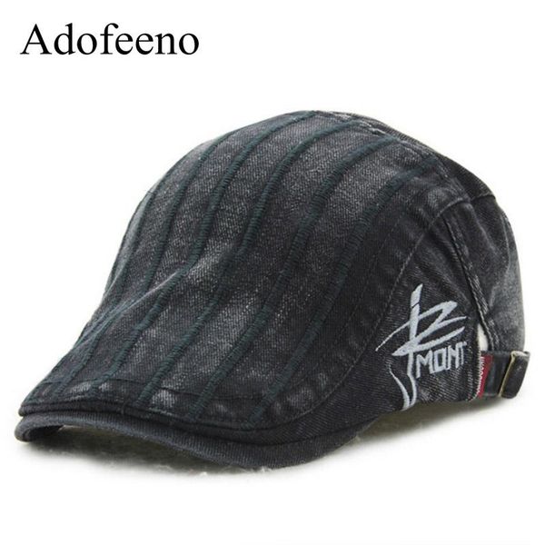 visors adofeeno beret hat vintage flat cap for men driving sun cotton gorras planas male adjustable, Blue;gray
visors adofeeno beret hat vintage flat cap for men driving sun cotton gorras planas male adjustable, Blue;gray