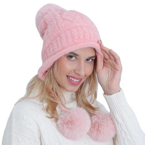2021 fashion winter thick warm hats youth girls lovely plush knitted ball beanies soft wool hat with pompon solid color ski caps gifts g94b5, Yellow
2021 fashion winter thick warm hats youth girls lovely plush knitted ball beanies soft wool hat with pompon solid color ski caps gifts g94b5, Yellow