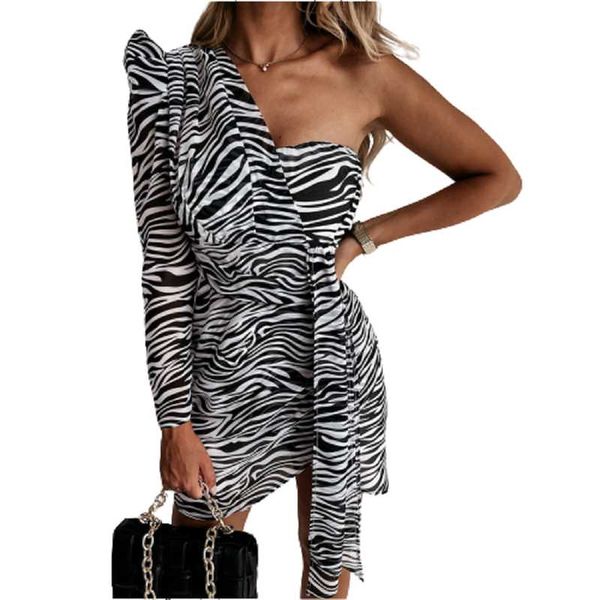 casual dresses one shoulder off party dress women sashes mini a-line night club wear zebra print slim autumn 2021, Black;gray
casual dresses one shoulder off party dress women sashes mini a-line night club wear zebra print slim autumn 2021, Black;gray