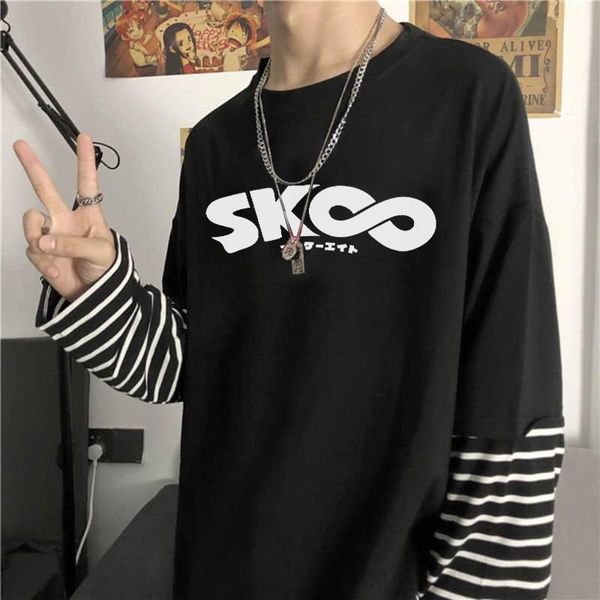 anime sk8 the infinity short sleeve tshirt men funny graphic oversized streetwear summer korean fashion fake two pieces t-shirts men's, White;black
anime sk8 the infinity short sleeve tshirt men funny graphic oversized streetwear summer korean fashion fake two pieces t-shirts men's, White;black
