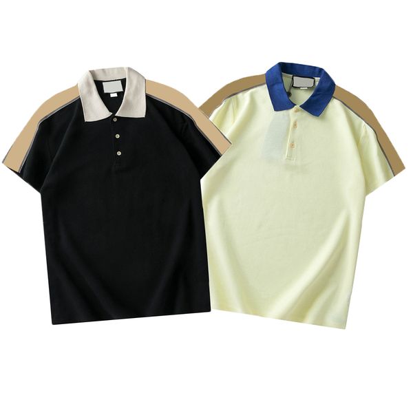 men's polos summer tee t-shirt mens trendy polo shirts letters print clothing men classic shirt fashion casual formal wear tees, White;black
men's polos summer tee t-shirt mens trendy polo shirts letters print clothing men classic shirt fashion casual formal wear tees, White;black