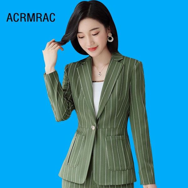 women jacket slim autumn coat long sleeve stripe blazers woman 359 women's suits &, White;black
women jacket slim autumn coat long sleeve stripe blazers woman 359 women's suits &, White;black
