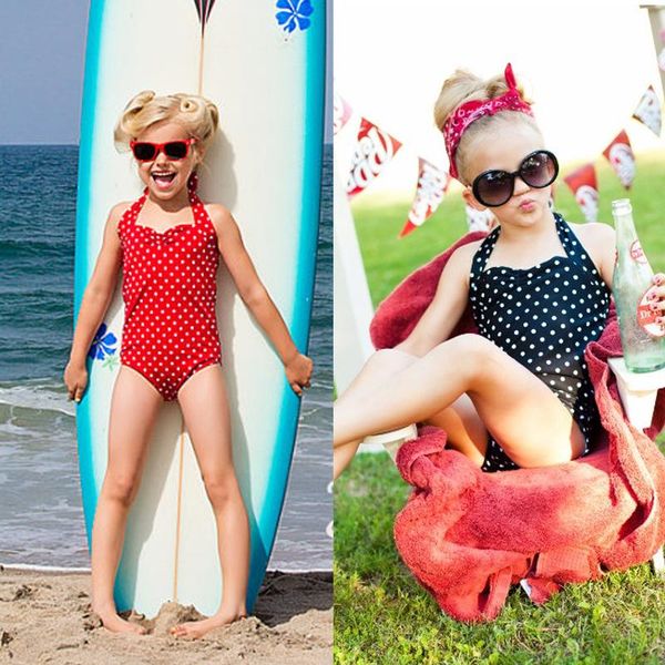 one-pieces baby girl fashion polka dot printed swimsuit swimwear beachwear 2-8y kids children summer casual halter bikini bathing suits, Black
one-pieces baby girl fashion polka dot printed swimsuit swimwear beachwear 2-8y kids children summer casual halter bikini bathing suits, Black