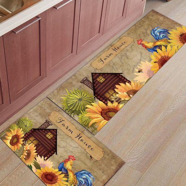 carpets farm sunflower rooster vintage kitchen mat entrance doormat christmas home decoration living room carpet bathroom anti-slip rug
carpets farm sunflower rooster vintage kitchen mat entrance doormat christmas home decoration living room carpet bathroom anti-slip rug