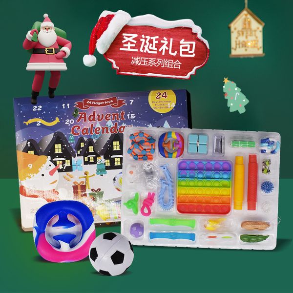 christmas fidget toy xmas countdown calendar blind boxes sensory pack advent calendars christma box
christmas fidget toy xmas countdown calendar blind boxes sensory pack advent calendars christma box