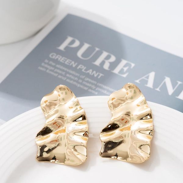 stud jaeeyin 2021 arrivals simple design smothe surface gold color hammered big statement earrings geometric,gift for lady, Golden;silver
stud jaeeyin 2021 arrivals simple design smothe surface gold color hammered big statement earrings geometric,gift for lady, Golden;silver